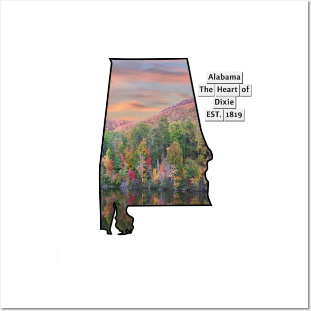 Alabama USA Wall Art by Designs by Dyer